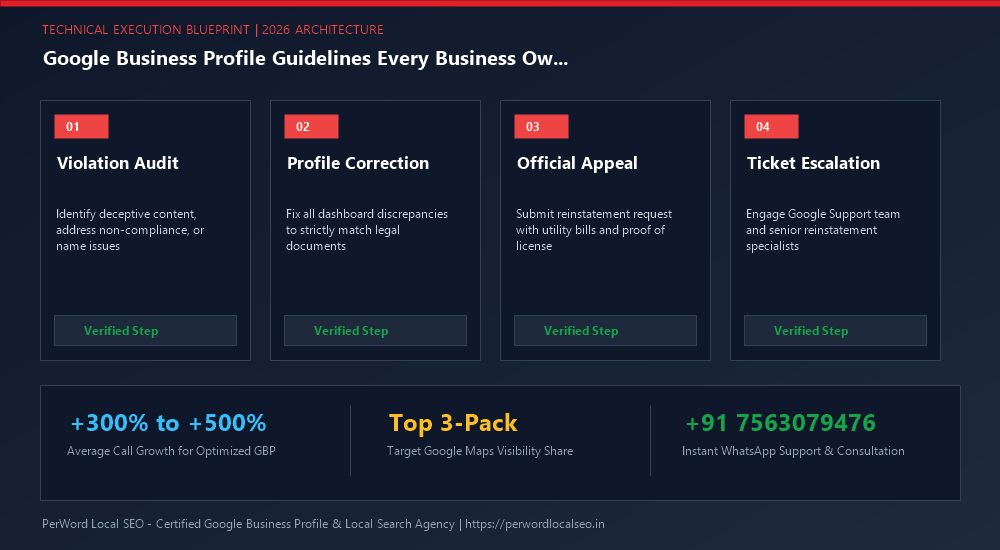 Google Business Profile Guidelines Every Business Owner Should Know - Technical Architecture & Suspension Recovery Blueprint