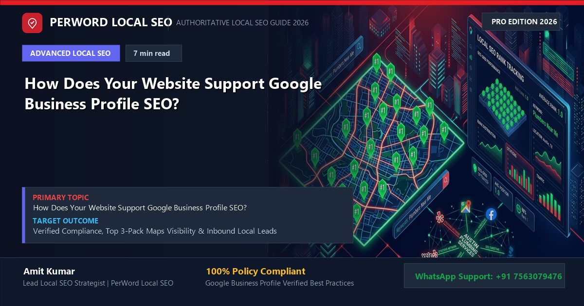How Does Your Website Support Google Business Profile SEO?