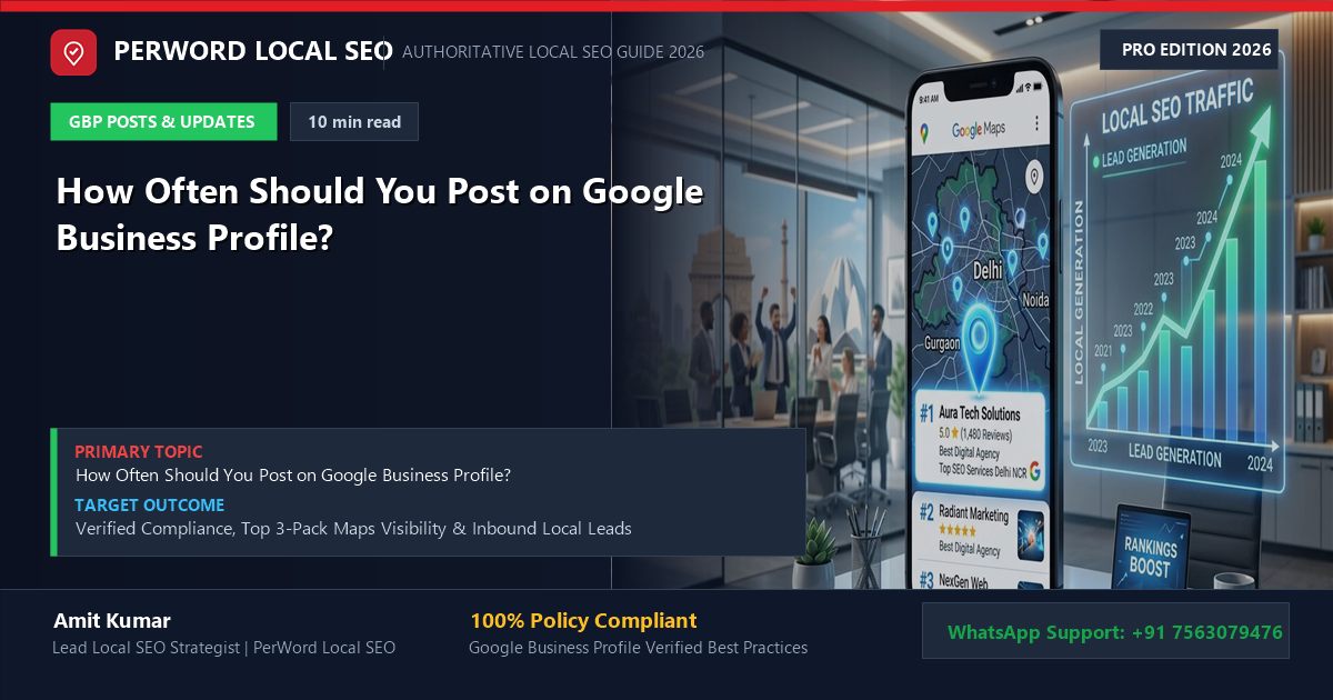 How Often Should You Post on Google Business Profile?