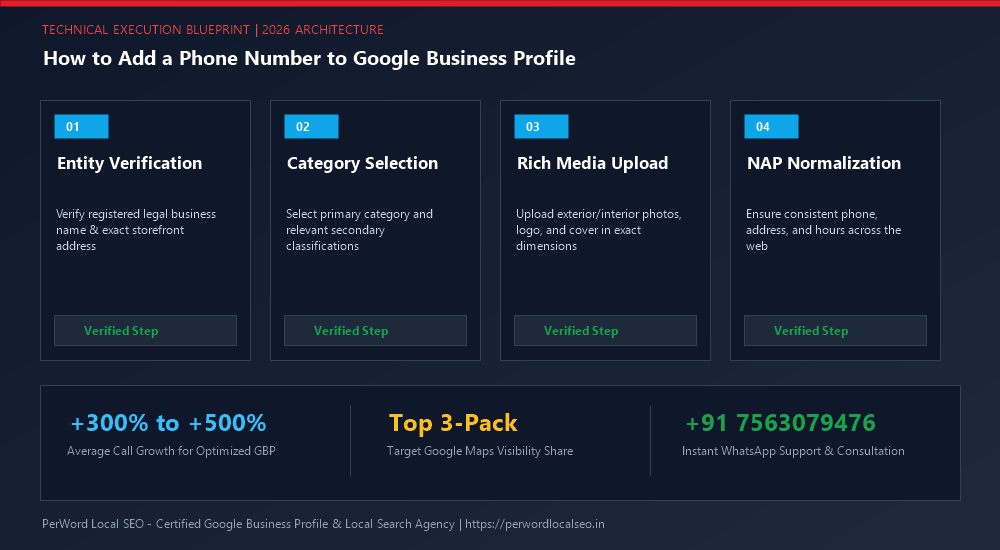 How to Add a Phone Number to Google Business Profile - Technical Architecture & Execution Workflow