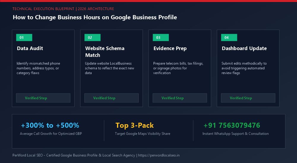 How to Change Business Hours on Google Business Profile (Special & Holiday Hours) - Technical Architecture & Information Management Blueprint