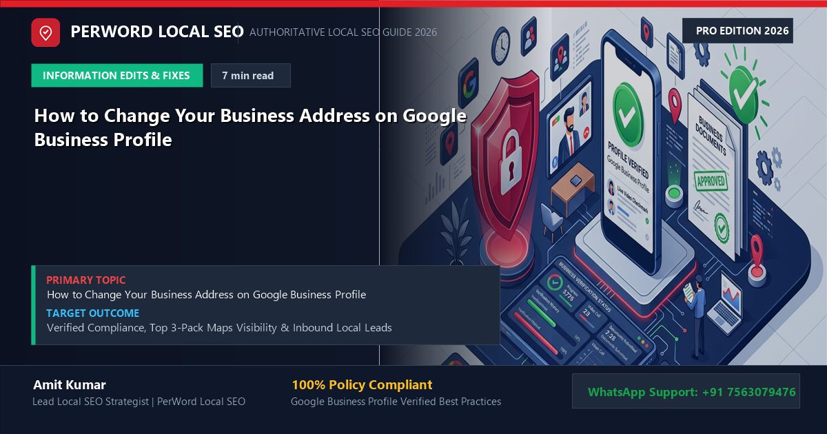 How to Change Your Business Address on Google Business Profile