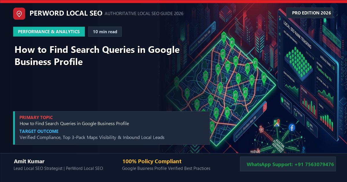 How to Find Search Queries in Google Business Profile