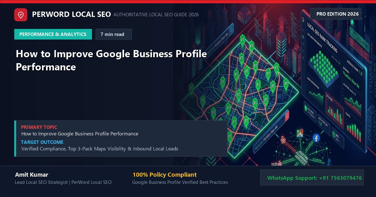 How to Improve Google Business Profile Performance