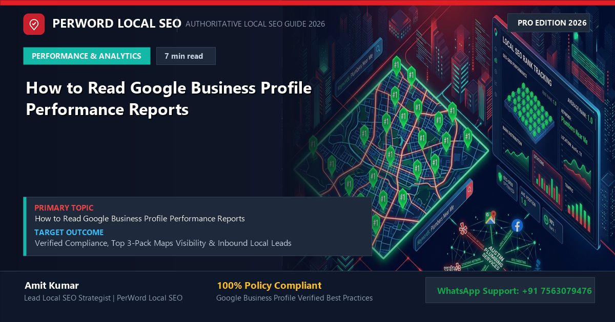 How to Read Google Business Profile Performance Reports