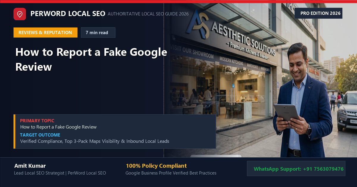 How to Report a Fake Google Review (The Forensic Removal Protocol)