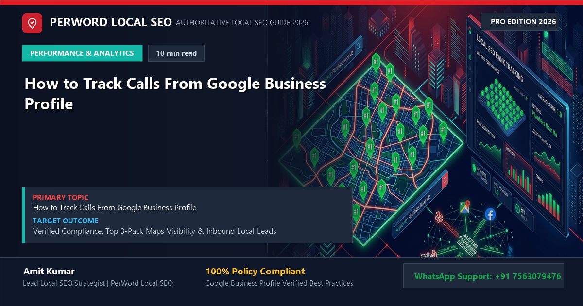 How to Track Calls From Google Business Profile