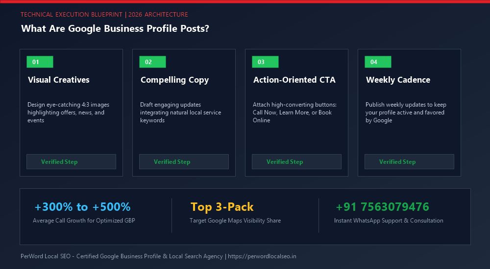 What Are Google Business Profile Posts? (The Complete Architectural Guide) - Process Diagram