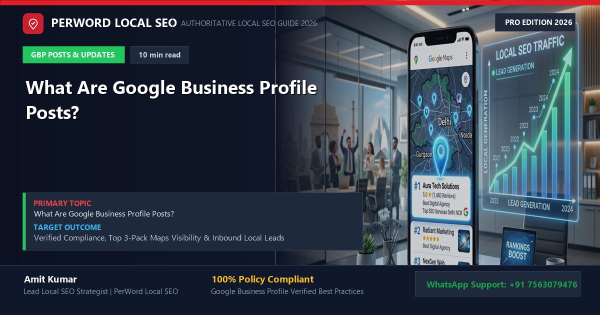 What Are Google Business Profile Posts?