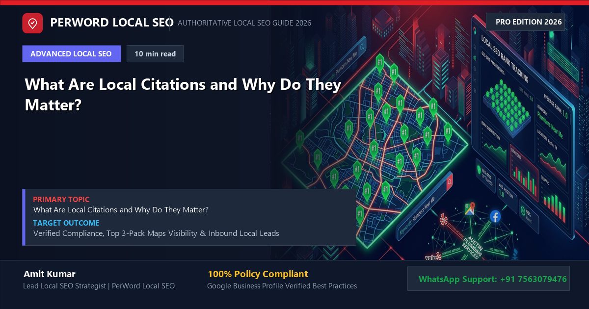 What Are Local Citations and Why Do They Matter? (The NAP Authority Engine)