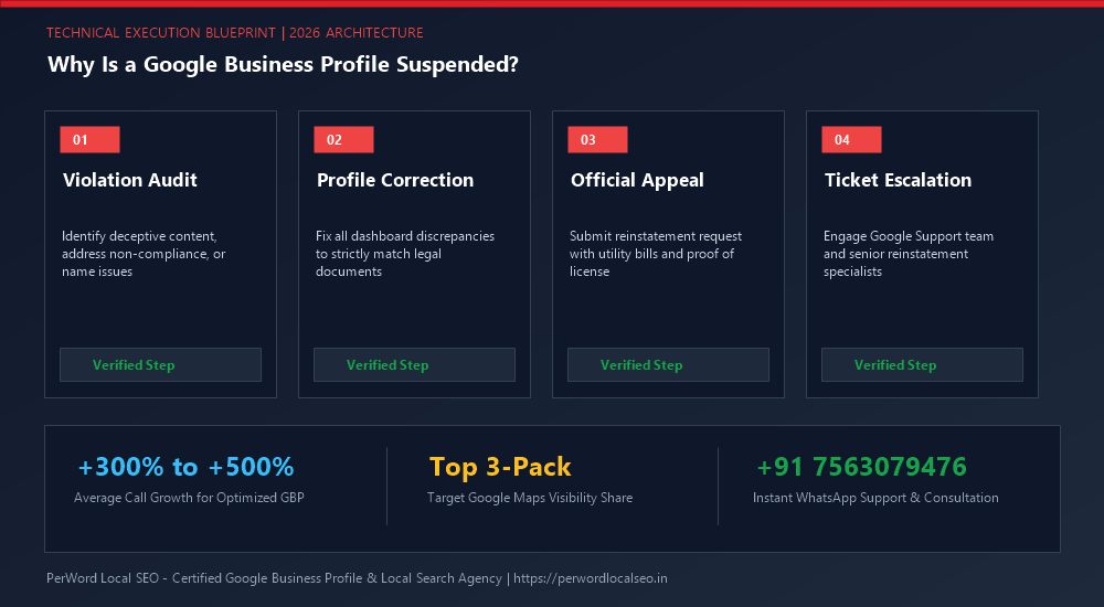 Why Is a Google Business Profile Suspended? (Top Algorithmic Triggers) - Technical Architecture & Suspension Recovery Blueprint
