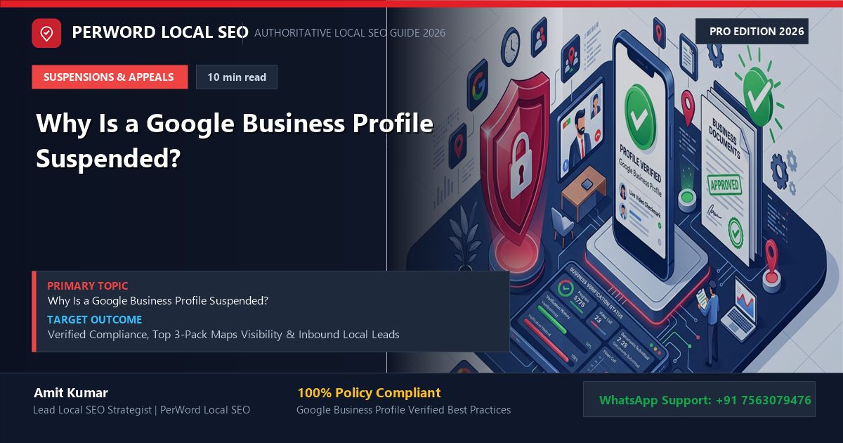 Why Is a Google Business Profile Suspended?