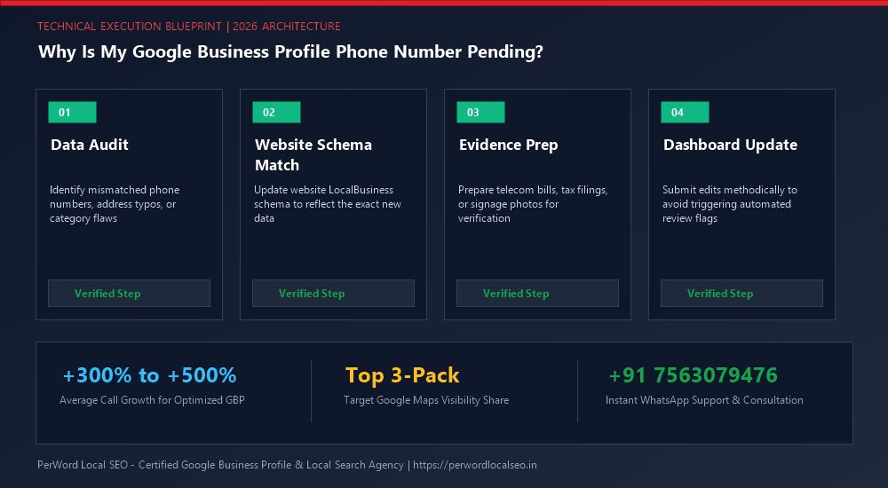 Why Is My Google Business Profile Phone Number Pending? (And What to Do) - Technical Architecture & Information Management Blueprint